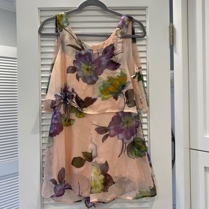 Dressy floral romper